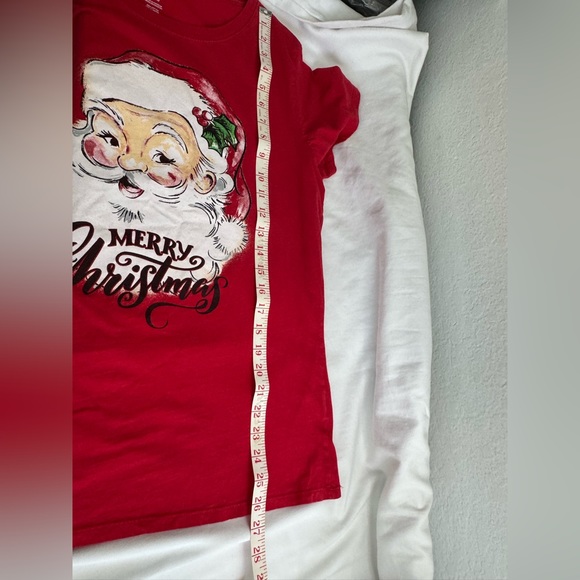 HOLIDAY TIME Santa Character Women Merry Christmas Women TShirt Short Sleeve zXL - Picture 8 of 10